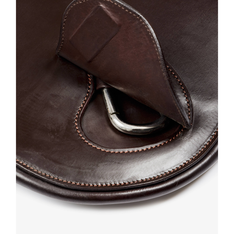 LeMieux Gel-Tek Anatomic Short Stud Girth with Magnet - Brown-1